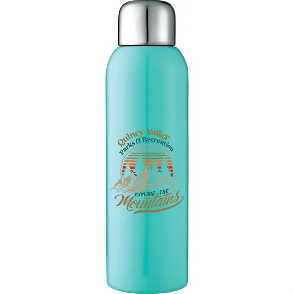 28 oz. single-wall stainless steel water bottle with screw-on lid.... from ASI 66887 PCNA / Bullet