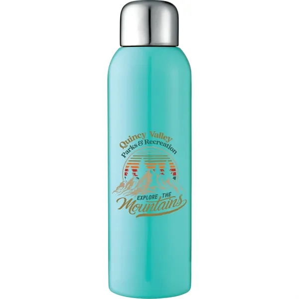 28 oz. single-wall stainless steel water bottle with screw-on lid.... from ASI 66887 PCNA / Bullet