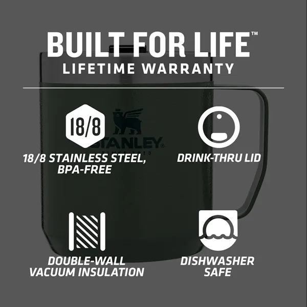 12 oz. stainless steel camping mug with handle, double wall vacuum... from ASI 66887 PCNA / Leeds