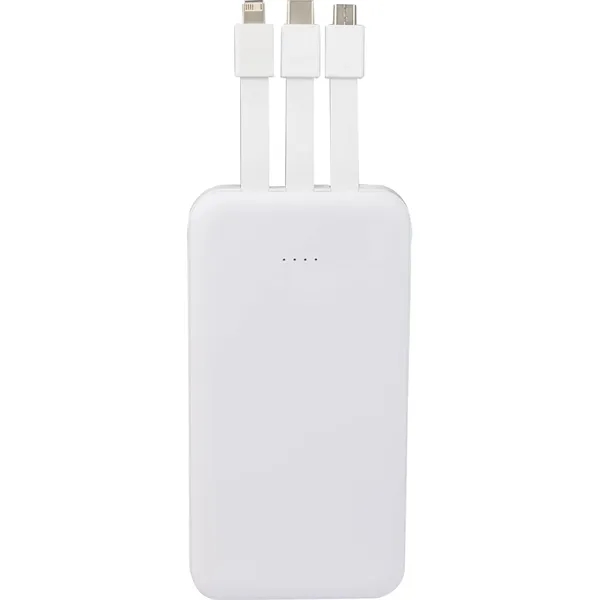 UL Listed 5,000 mAh Power Bank with Multi-Cables... from ASI 66887 PCNA / Leeds