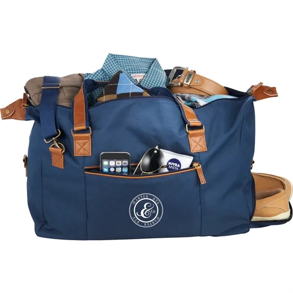 10.5" x 11.5" x 20" canvas duffel bag with multiple pockets,... from ASI 66887 PCNA / Leeds