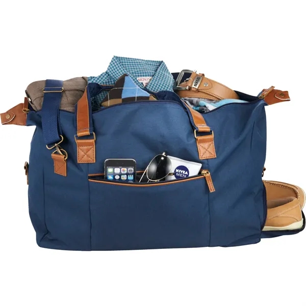 10.5" x 11.5" x 20" canvas duffel bag with multiple pockets,... from ASI 66887 PCNA / Leeds
