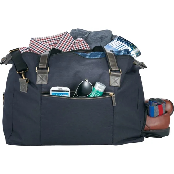 10.5" x 11.5" x 20" canvas duffel bag with multiple pockets,... from ASI 66887 PCNA / Leeds