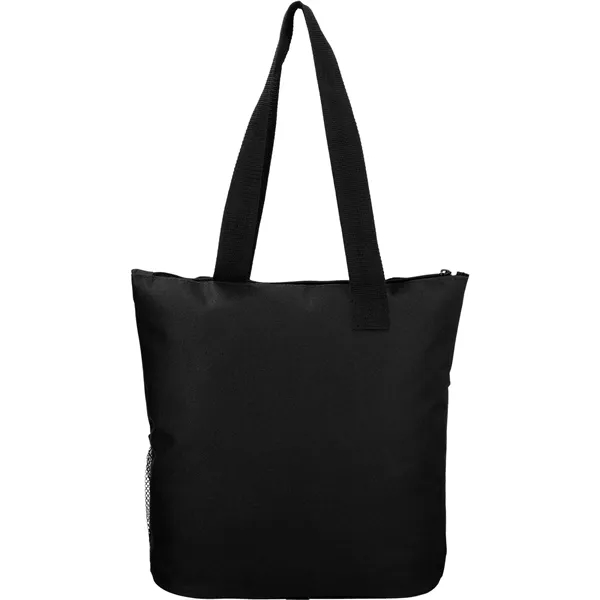 4.75" x 13.75" x 14" polycanvas tote bag with zippered main... from ASI 66887 PCNA / Bullet