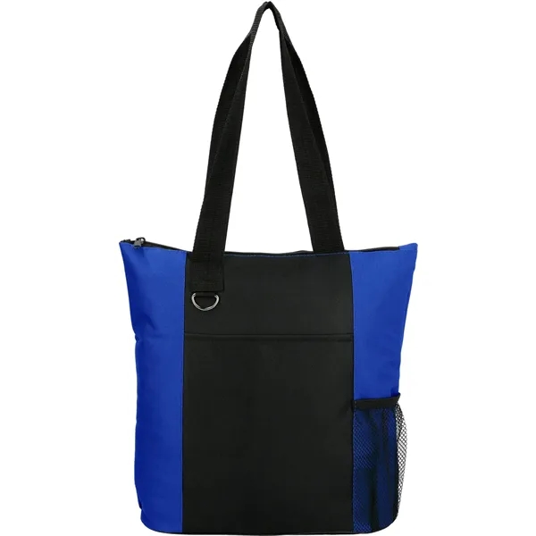 4.75" x 13.75" x 14" polycanvas tote bag with zippered main... from ASI 66887 PCNA / Bullet