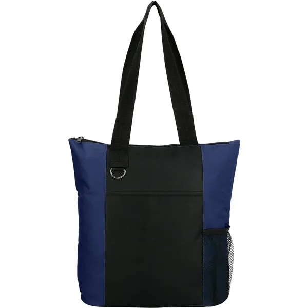 4.75" x 13.75" x 14" polycanvas tote bag with zippered main... from ASI 66887 PCNA / Bullet