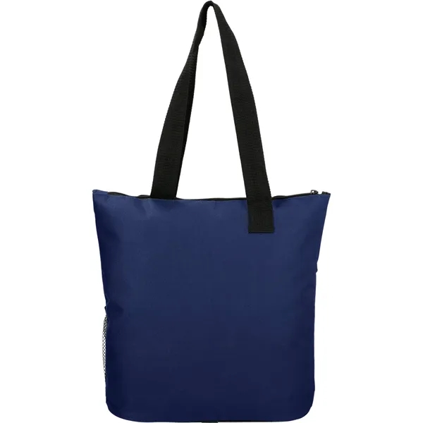 4.75" x 13.75" x 14" polycanvas tote bag with zippered main... from ASI 66887 PCNA / Bullet