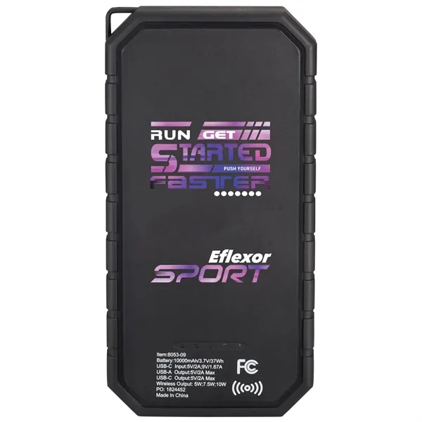 Wireless power bank has a 10,000 mAh rechargeable lithium polymer battery... from ASI 66887 PCNA / Leeds