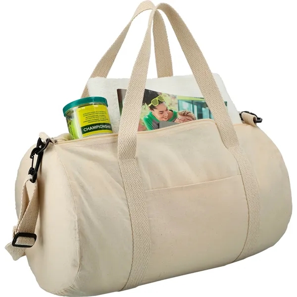9.75" x 17.75" cotton canvas duffel bag with 29.5" carry handles... from ASI 66887 PCNA / Bullet