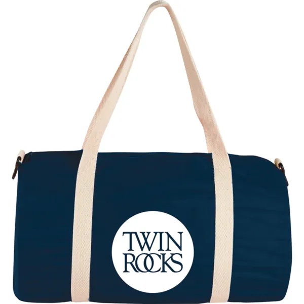9.75" x 17.75" cotton canvas duffel bag with 29.5" carry handles... from ASI 66887 PCNA / Bullet