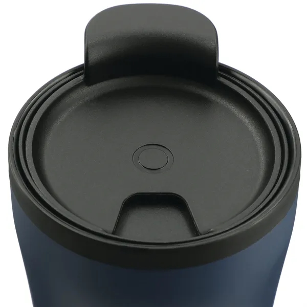 16 oz. double wall insulated tumbler with push-on lid and swivel-open... from ASI 66887 PCNA / Bullet