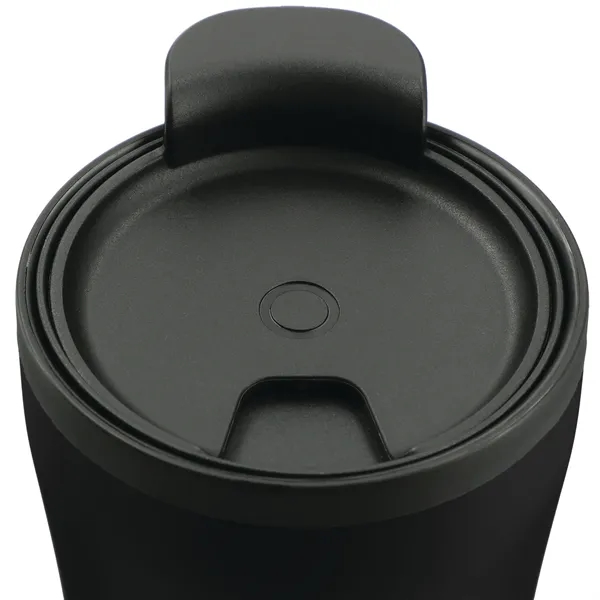 16 oz. double wall insulated tumbler with push-on lid and swivel-open... from ASI 66887 PCNA / Bullet