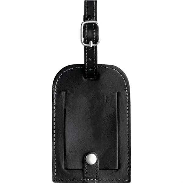Leather identification tag with adjustable metal buckle.... from ASI 66887 PCNA / Leeds
