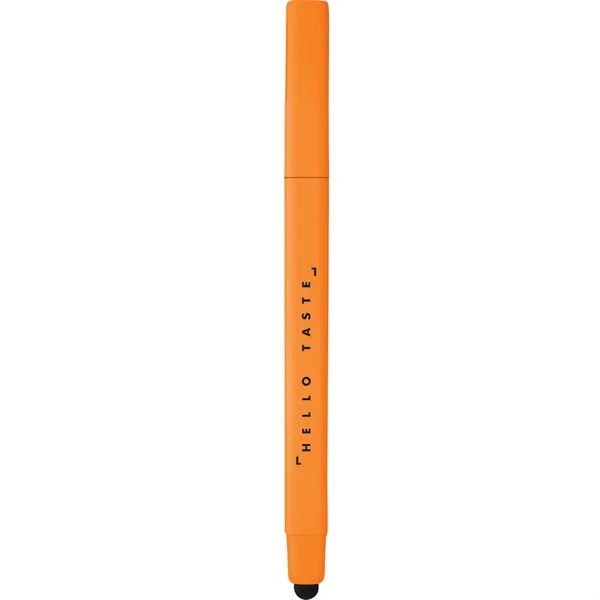 Ballpoint stylus pen with square barrel and removable pen cap.... from ASI 66887 PCNA / Leeds
