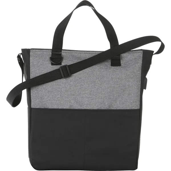 Tote bag with USB port and zippered main compartment.... from ASI 66887 PCNA / Leeds