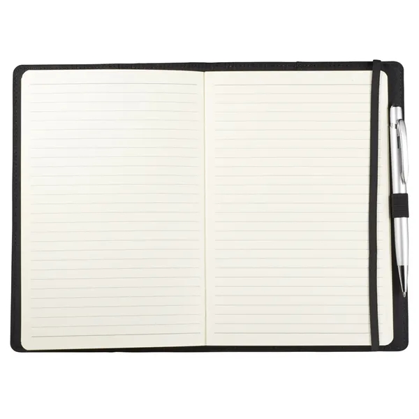 5.5" x 8.5" journal with 80 sheets of cream-colored lined paper... from ASI 66887 PCNA / Leeds