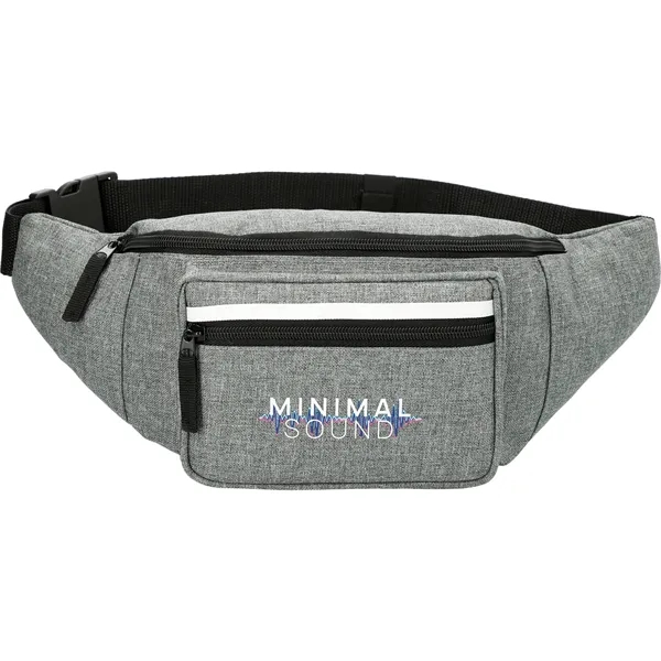 Fanny pack with zippered main compartment, zippered pocket and extends up... from ASI 66887 PCNA / Leeds