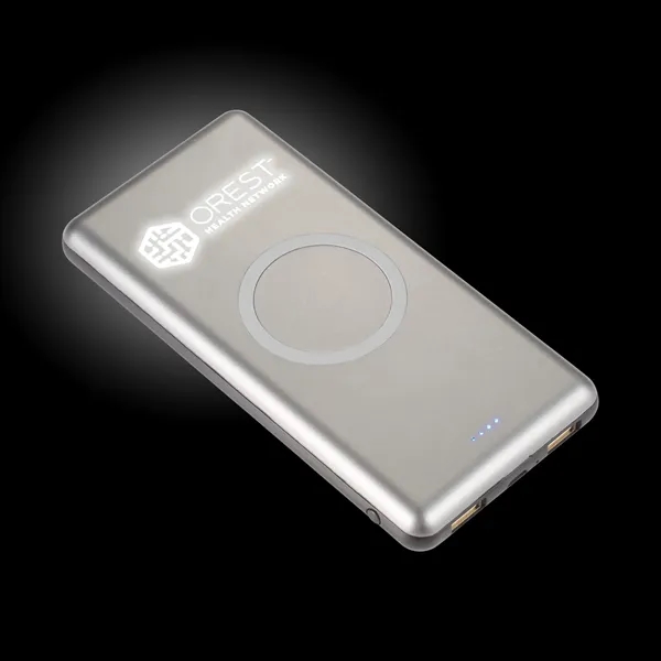 UL-listed, light up wireless 10,000 mAh power bank.... from ASI 66887 PCNA / Leeds