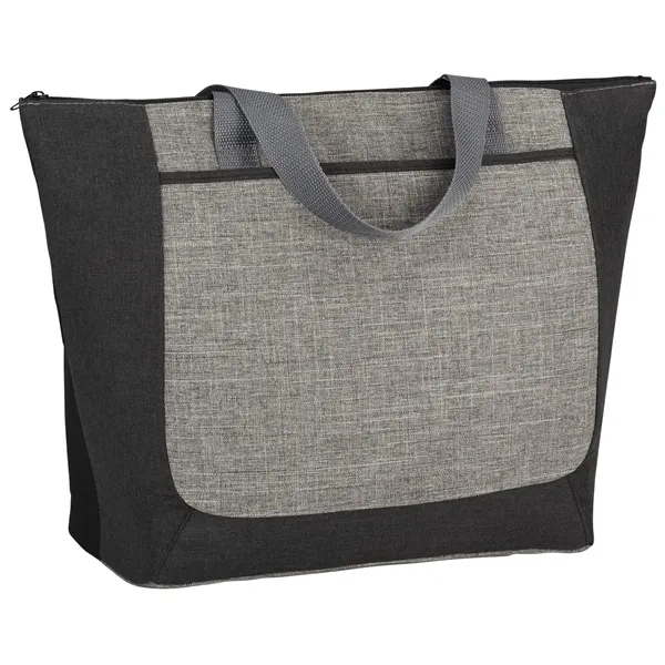 5.5" x 13" x 18" tote bag with a zipper closure... from ASI 66887 PCNA / Leeds