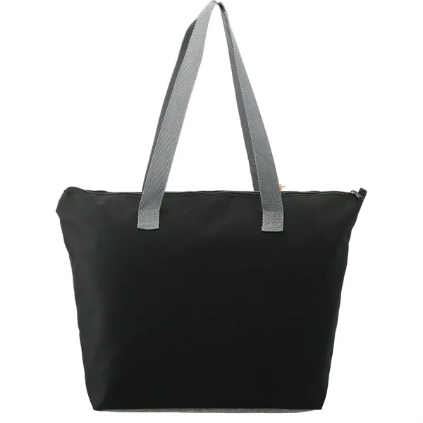 5.5" x 13" x 18" tote bag with a zipper closure... from ASI 66887 PCNA / Leeds