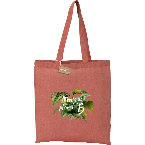 16.5" x 15" tote bag made from approximately 70%-80% recycled cotton... from ASI 66887 PCNA / Bullet