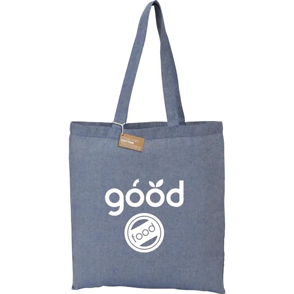 16.5" x 15" tote bag made from approximately 70%-80% recycled cotton... from ASI 66887 PCNA / Bullet