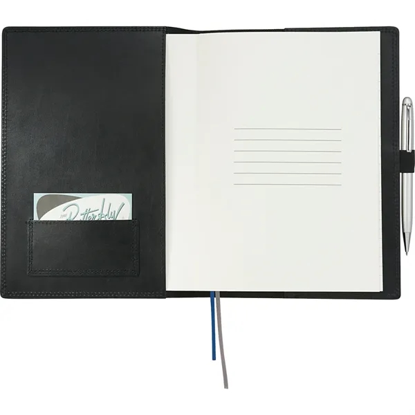7" x 10" leather journal with hard over, 128 lined pages,... from ASI 66887 PCNA / Leeds