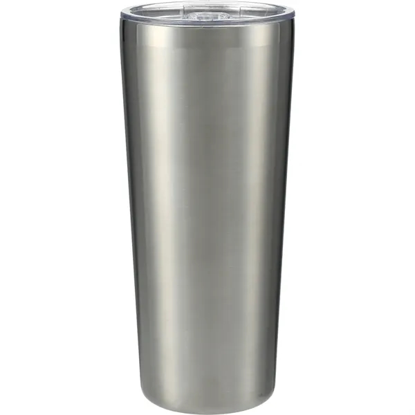 22 oz. double wall stainless steel tumbler with push-on lid and... from ASI 66887 PCNA / Leeds