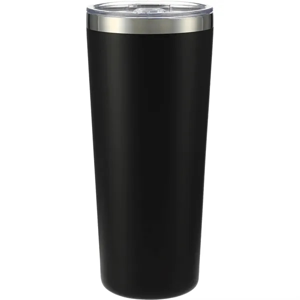22 oz. double wall stainless steel tumbler with push-on lid and... from ASI 66887 PCNA / Leeds