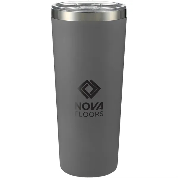 22 oz. double wall stainless steel tumbler with push-on lid and... from ASI 66887 PCNA / Leeds