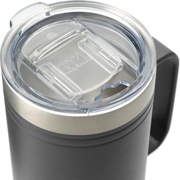 24 oz. double wall, vacuum insulated stainless steel mug with push-on... from ASI 66887 PCNA / Leeds