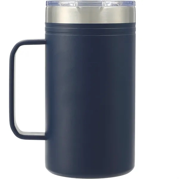 24 oz. double wall, vacuum insulated stainless steel mug with push-on... from ASI 66887 PCNA / Leeds