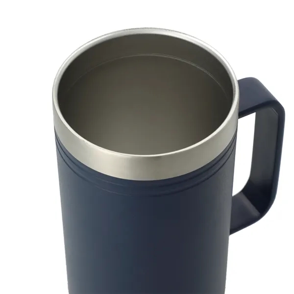 24 oz. double wall, vacuum insulated stainless steel mug with push-on... from ASI 66887 PCNA / Leeds