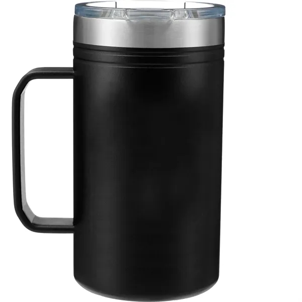 24 oz. double wall, vacuum insulated stainless steel mug with push-on... from ASI 66887 PCNA / Leeds