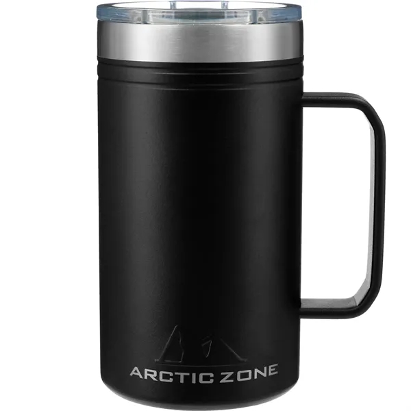 24 oz. double wall, vacuum insulated stainless steel mug with push-on... from ASI 66887 PCNA / Leeds