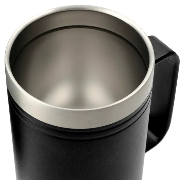 24 oz. double wall, vacuum insulated stainless steel mug with push-on... from ASI 66887 PCNA / Leeds
