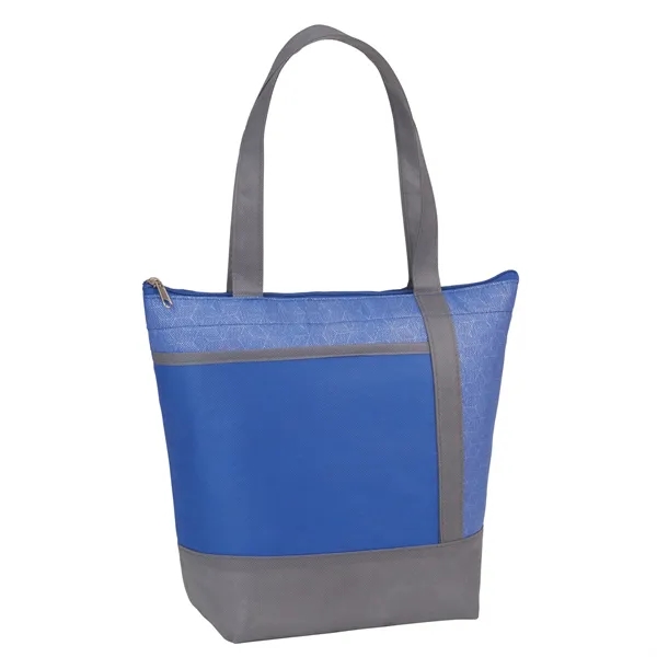 Non-woven lunch cooler with 9 can capacity and zippered main compartment.... from ASI 66887 PCNA / Bullet