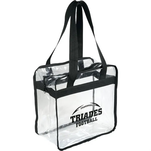 6" x 12" x 12" clear PVC tote bag with zipper... from ASI 66887 PCNA / Leeds