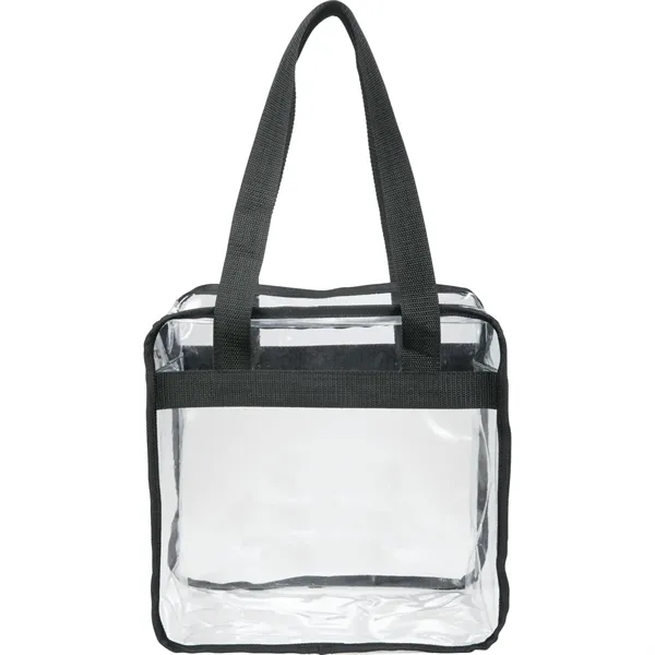 6" x 12" x 12" clear PVC tote bag with zipper... from ASI 66887 PCNA / Leeds