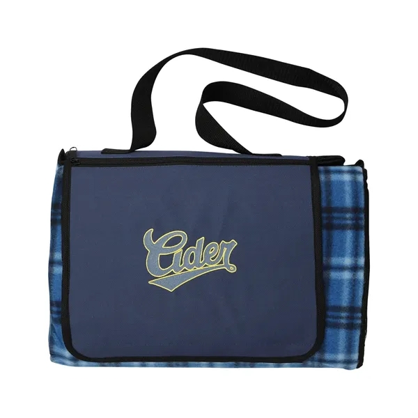 70" x 80" picnic blanket that folds into a tote bag... from ASI 66887 PCNA / Leeds