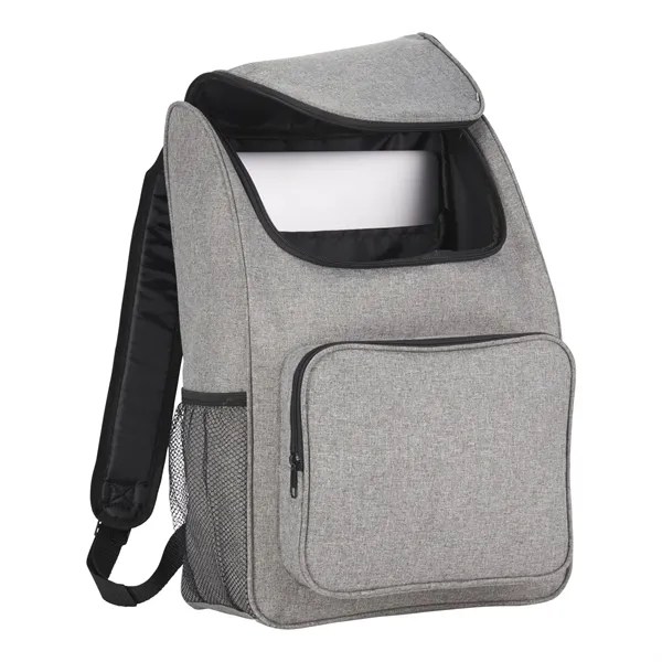 Computer backpack with zippered U-shaped opening and 15" laptop sleeve.... from ASI 66887 PCNA / Bullet