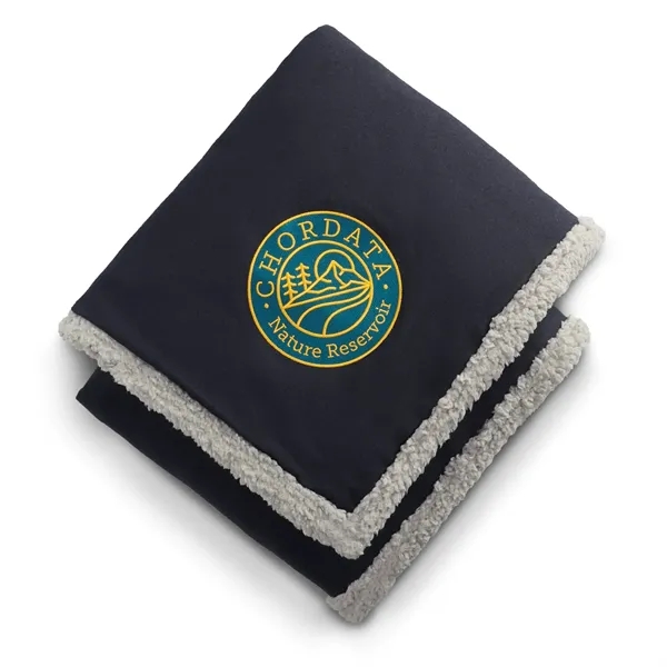 60" x 70" oversized wool Sherpa blanket.... from ASI 66887 PCNA / Leeds