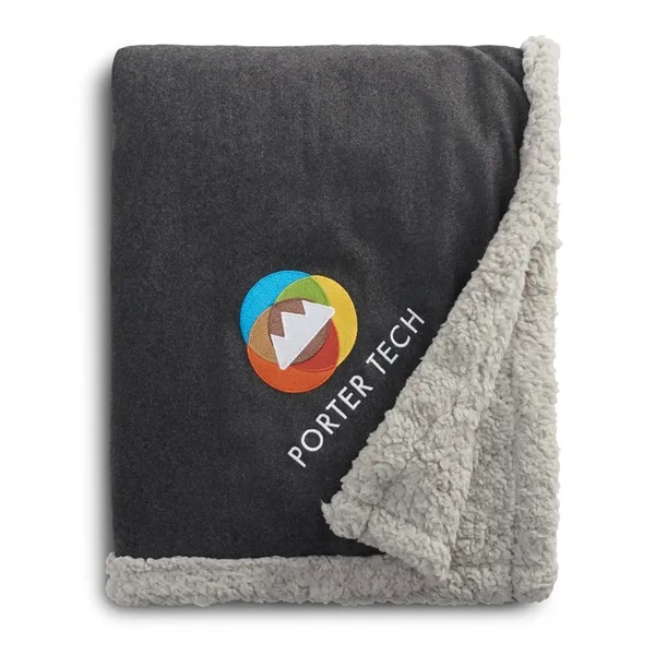 60" x 70" oversized wool Sherpa blanket.... from ASI 66887 PCNA / Leeds