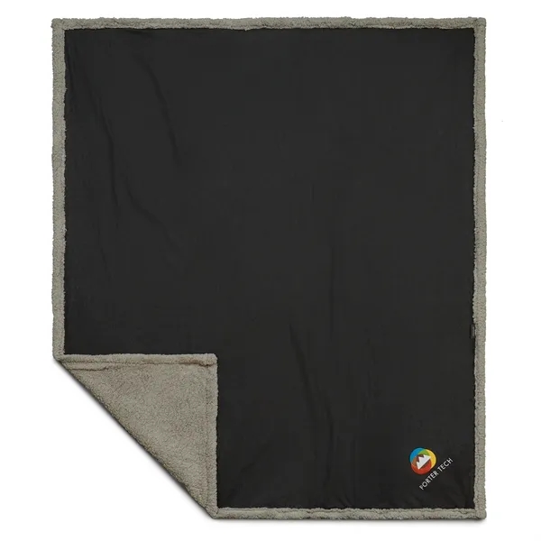 60" x 70" oversized wool Sherpa blanket.... from ASI 66887 PCNA / Leeds