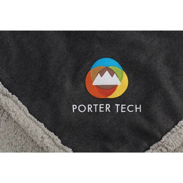 60" x 70" oversized wool Sherpa blanket.... from ASI 66887 PCNA / Leeds