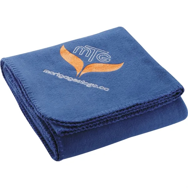 50" x 60" blanket made of 100% polyester anti-piling fleece with... from ASI 66887 PCNA / Leeds