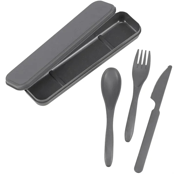 Bamboo cutlery set with carry case.... from ASI 66887 PCNA / Leeds