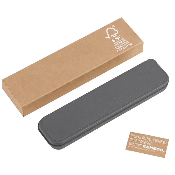 Bamboo cutlery set with carry case.... from ASI 66887 PCNA / Leeds