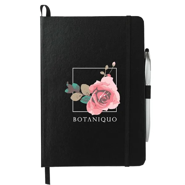 6" x 8.5" journal with stylus pen, elastic closure, ribbon bookmark... from ASI 66887 PCNA / Bullet