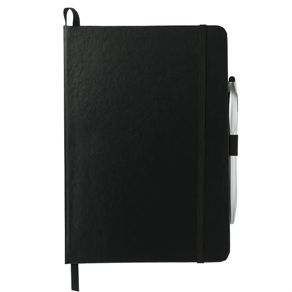 6" x 8.5" journal with stylus pen, elastic closure, ribbon bookmark... from ASI 66887 PCNA / Bullet